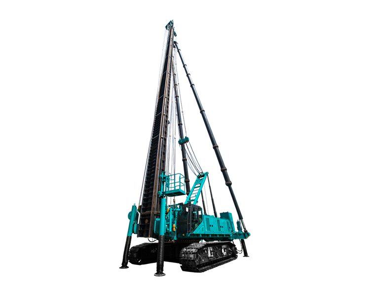 SWCH390-90M with hydraulic hammer land drilling Solar Power System Pile driver