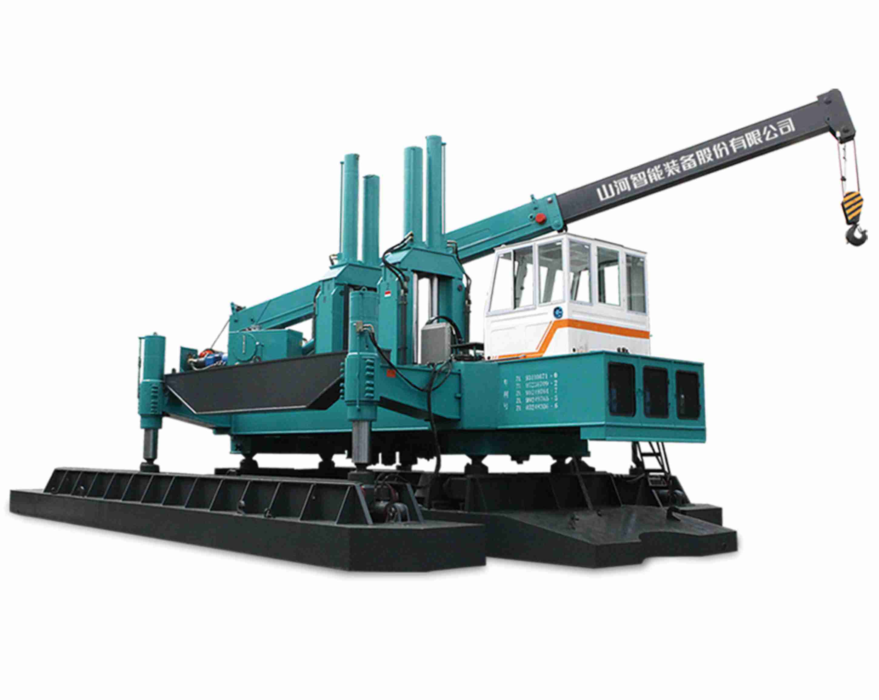 ZYJ960B-Ⅱ portable crawler rotary drilling install wire poles Hydraulic Static Pile Driver