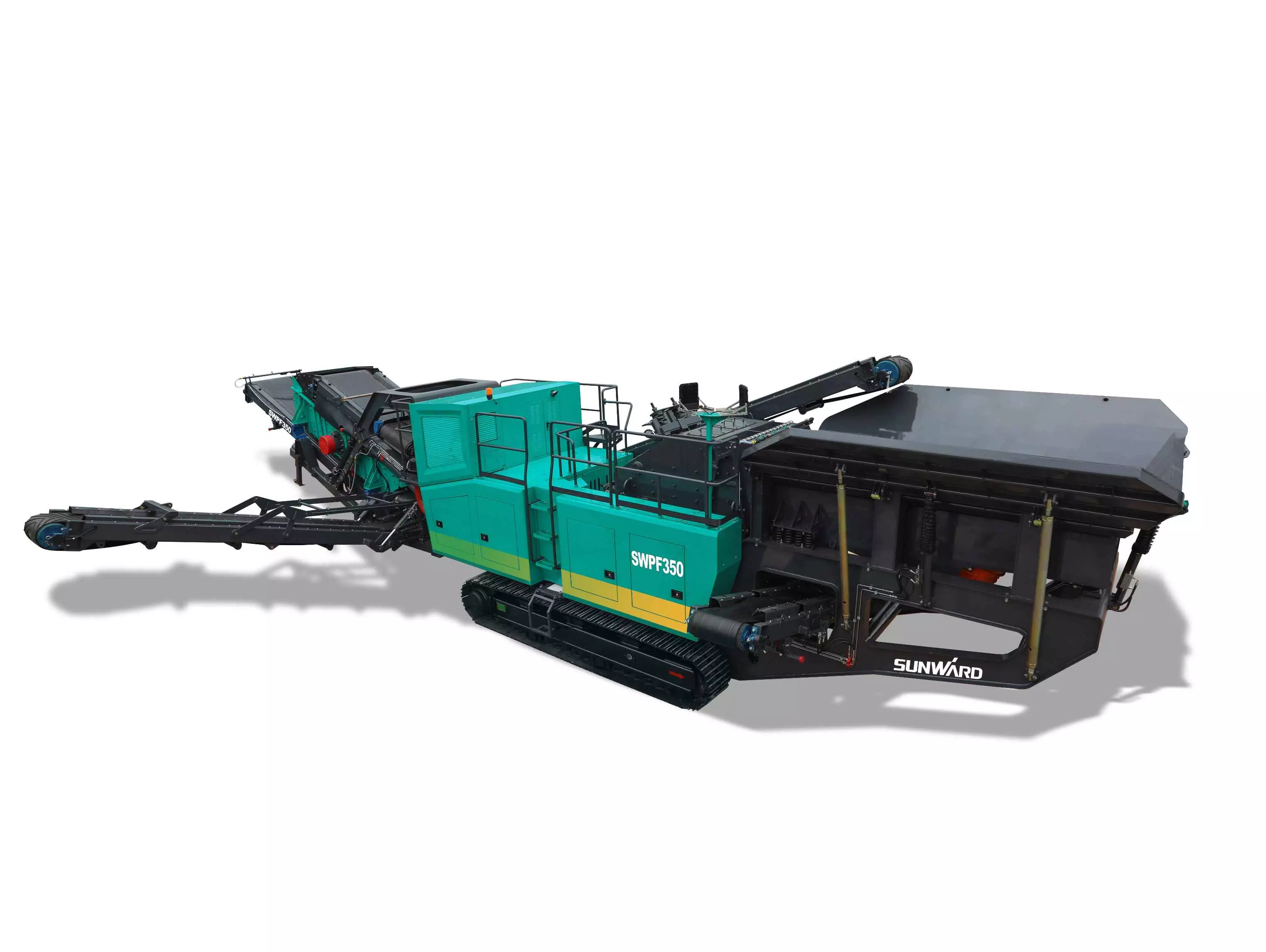 What is the application of the crawler impact crushing station?