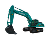 SWE500E-3H with long arm pulling stumps garden Large Excavator