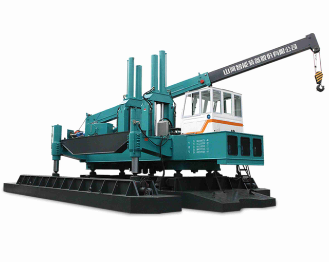 ZYJ460B-Ⅱ wheeled rotary drilling install wire poles Hydraulic Static Pile Driver