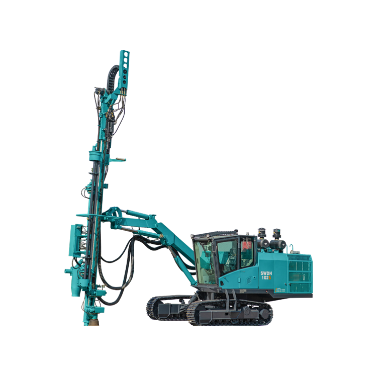 SWDE120S-3 portable blasthole drilling hard rocks DTH Drilling Rig