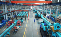 Rotary drilling machine production line