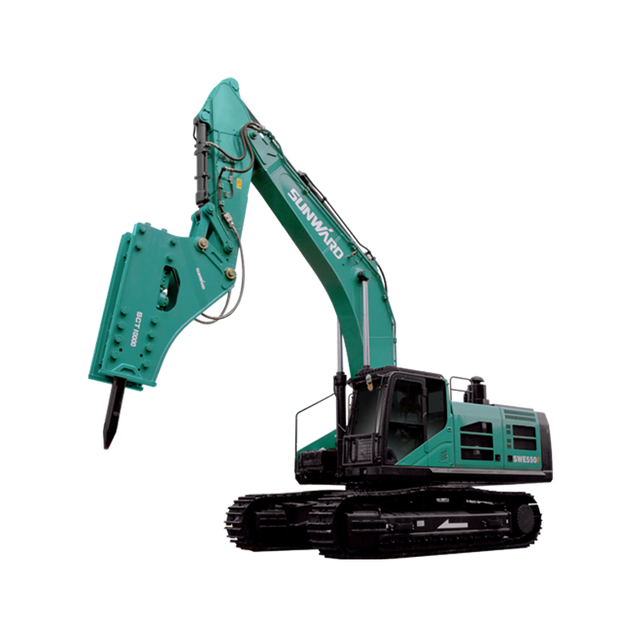 SWE600FB with long arm pulling stumps farm use Large Excavator