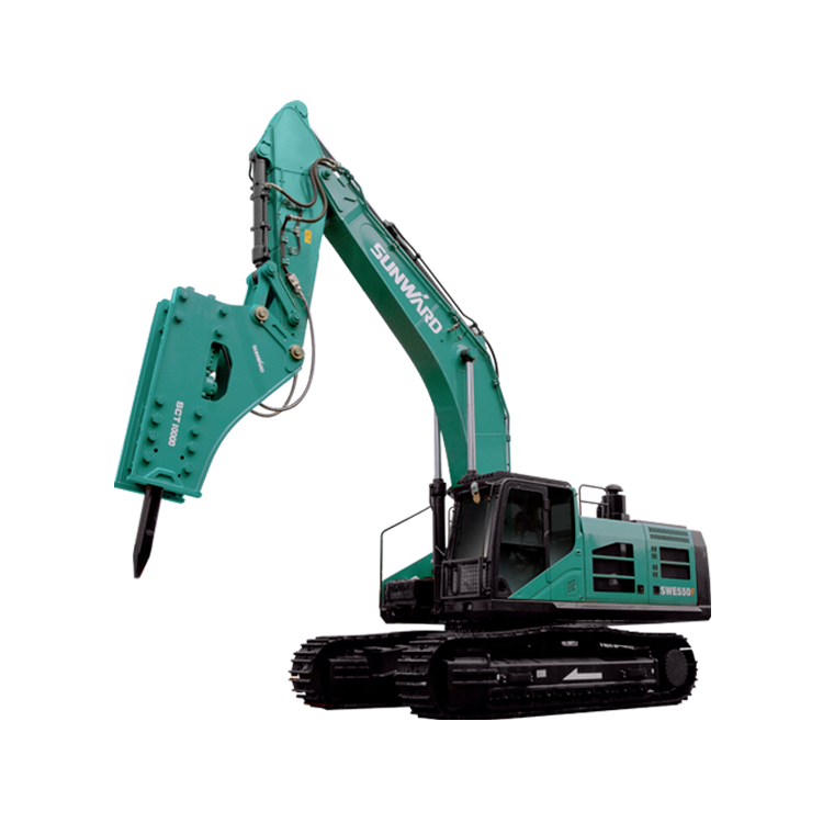 SWE600FB with long arm pulling stumps farm use Large Excavator